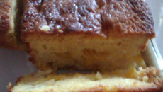 Cake pomme-oranges