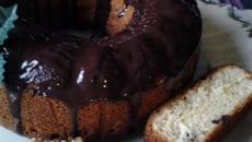 Gâteau à l'orange glaçage chocolat