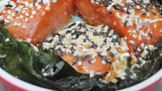 Cocotte épinards saumon sésame