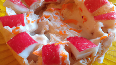 Couronne de surimi facon crabe