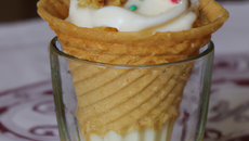 La verrine qui se prenait pour un cornet de glace