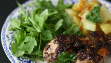 Pilons de poulet à la moutarde de raisin