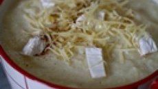 Flan de chou fleur au chèvre