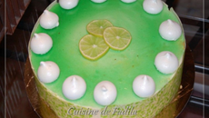 Bavarois citron vert et fraise