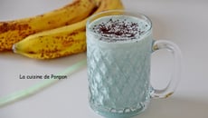 Smoothie banane, linette et spiruline