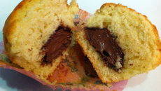 Muffins coco cœur Nutella