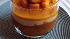 Verrine de butternut caramelisé