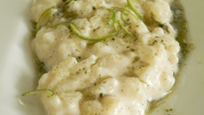 Riz au lait coco, gelée de citron vert