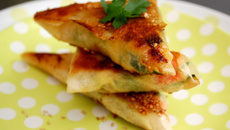 Samoussa aux mini bâtonnets Petits Coraya et sésame