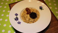 Le célerisotto aux cèpes et girolles