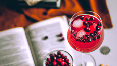 Cocktail Spritz aux cranberries