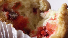 Muffins aux pralines roses faciles