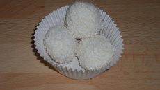 Boule fondante à la noix de coco