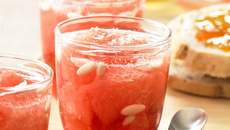 Salade de pamplemousse de Floride en gelée pétillante