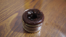 Fondant au chocolat corsé et noix