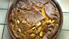 Gâteau de citrouille, coco et pomme