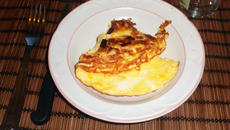 Omelette aux aillets
