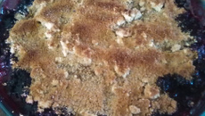 Crumble pommes - fruits rouges