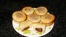 Muffins gourmands au cœur Nutella