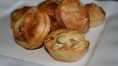 Muffins à la poire et au bleu