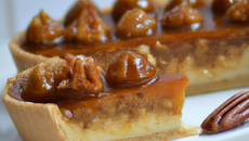 Tarte aux noix et au caramel beurre salé