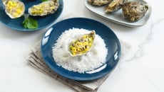 Tartare d'huîtres à la mangue