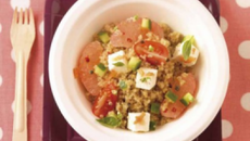 Taboulé de quinoa au pamplemousse de Floride et feta