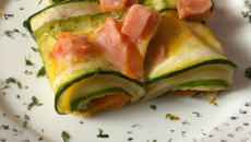 Feuilletté saumon/courgette