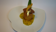 Passion d'ananas safranée, épicée et chocolatée