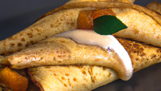 Crêpes au rhum faciles