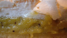 Tarte aux kiwis meringuée