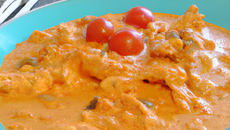Poulet à la crème de tomates séchées