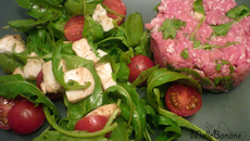 Tartare de bœuf au parmesan