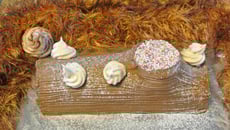 Bûche chocolat café