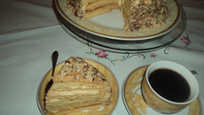 Medovnik gâteau au miel (Tchèque )