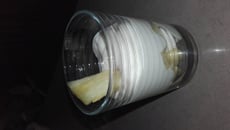 Mousses de fromage blanc à l'ananas