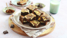 Le Brownie Cheesecake