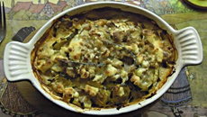 Tian de courgettes au thon et au Boursin cuisine aux trois poivres