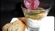 Cœur de betterave au chèvre