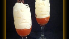 Mousse chocolat blanc et goyave