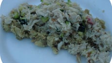 Brouillade d'artichauts aux amandes