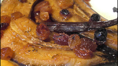 Bananes rôties à la vanille