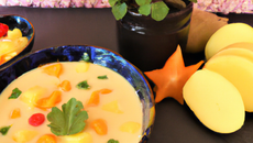 Velouté maison de pommes de terre oriental