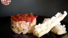 Tartare aux deux saumons et tomates séchées