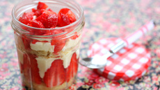 Fraisiers pique-nique à la fleur d'oranger