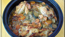 Blanquette de dinde aux légumes