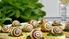 Vol-au-vent d'escargots au pastis