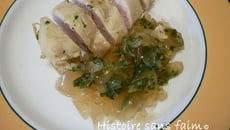 Blancs de poulet et gelée à l'estragon