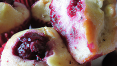 Muffins aux cerises et kirsch