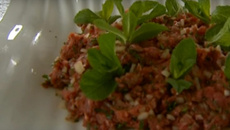 Kafta nayé ou Tartare Libanais